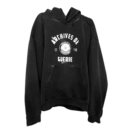 DEPARTMENT OF WAR, garment dyed hoodie